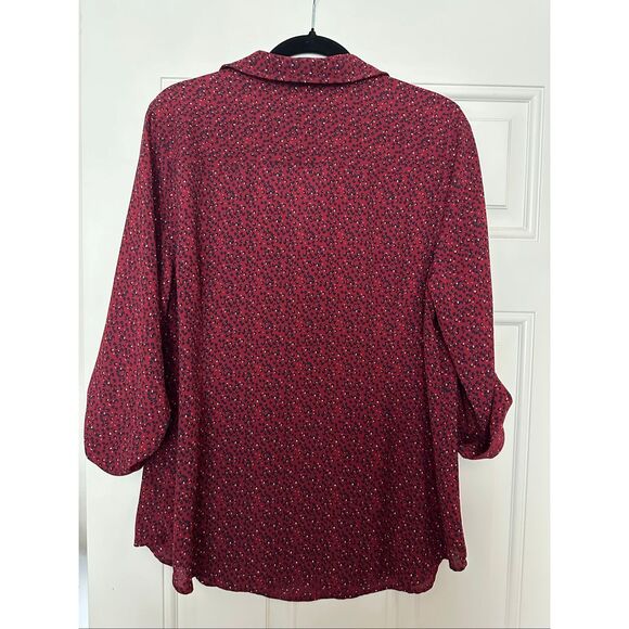 Skies are Blue patterned blouse size XL - Picture 3 of 7